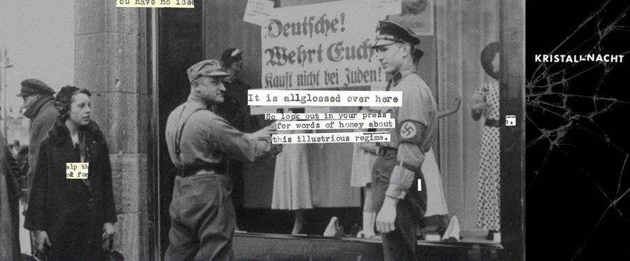 SA paramilitaries outside a Berlin store posting signs with: “Deutsche! Wehrt Euch! Kauft nicht bei Juden!" (“Germans! Defend yourselves! Do not buy from Jews!").