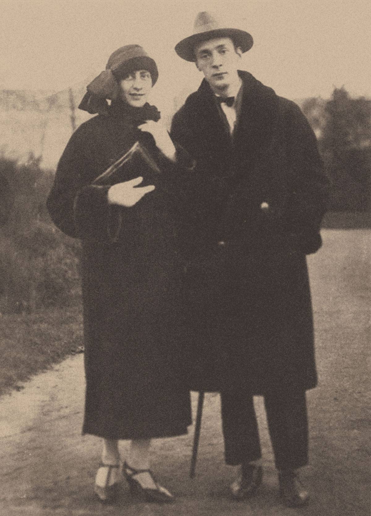 Véra Slonim and Vladimir Nabokov, Berlin, 1923