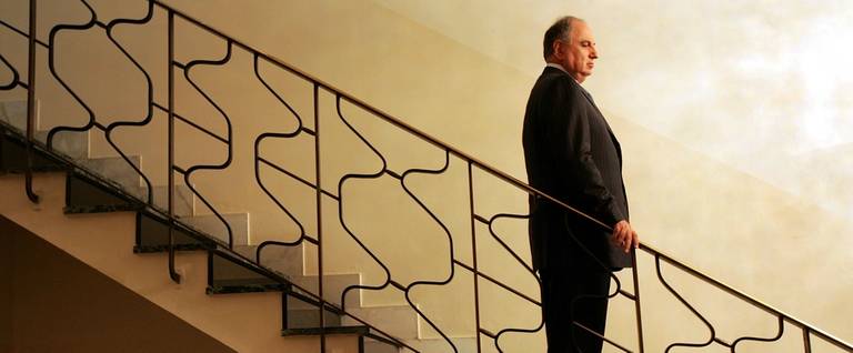 Ahmed Chalabi in his homein Baghdad, Iraq, December 6, 2005. 