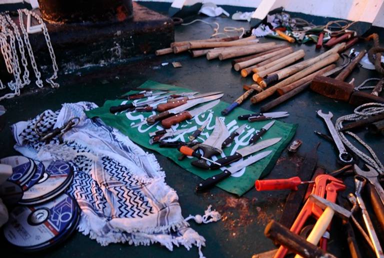 Weapons Found on the Mavi Marmara Ship in 2010(IDF)