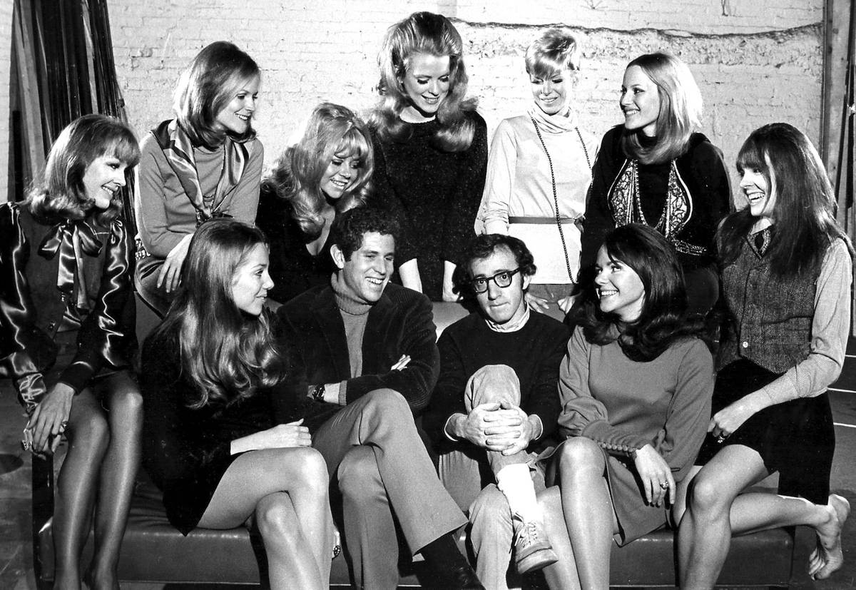 Allen with the Broadway cast of Play It Again, Sam. 1969 (Wikipedia)