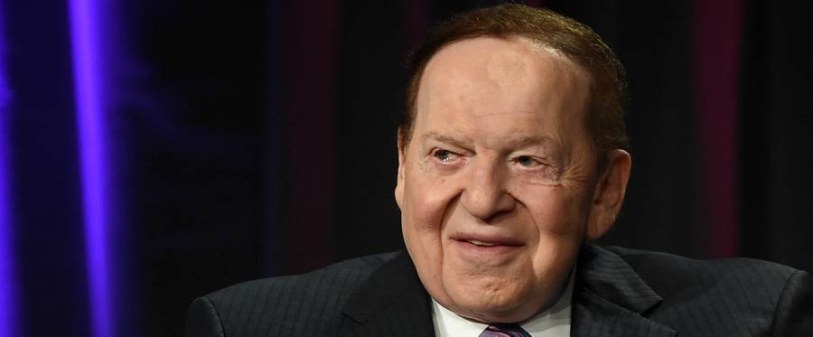 Las Vegas Sands Corp. Chairman and CEO Sheldon Adelson in Las Vegas, Nevada, October 1, 2014. 