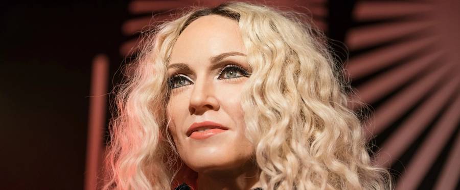 A waxwork of Madonna on display at Madame Tussauds on January 29, 2016 in Bangkok, Thailand.