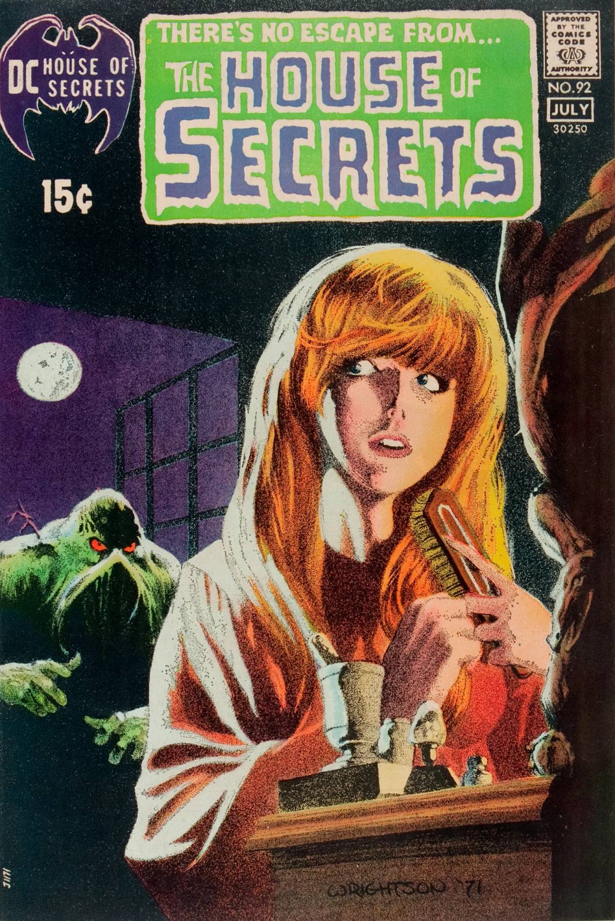 The Swamp Thing appears in a 1971 issue of 'The House of Secrets'