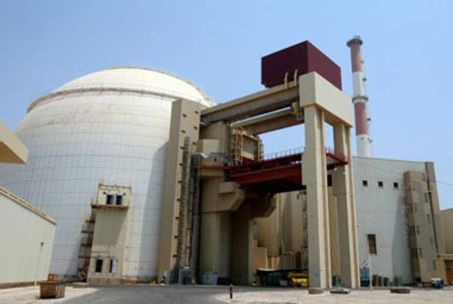The Iranian reactor at Bushehr.(Atta Kenare/AFP/Getty Images)