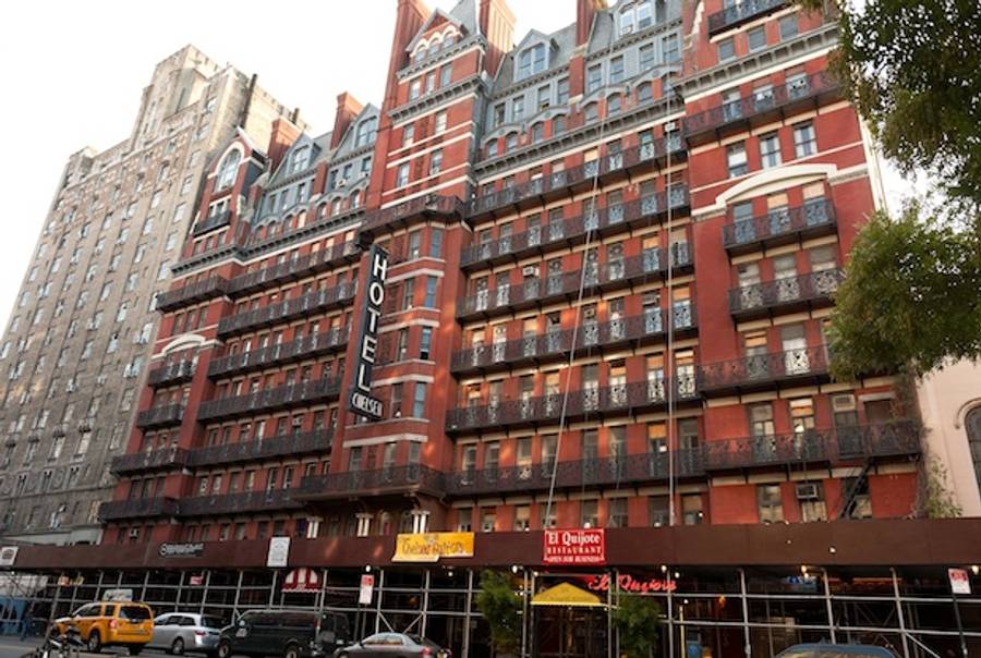  A view of the Hotel Chelsea on October 28, 2013 in New York City.(Getty)