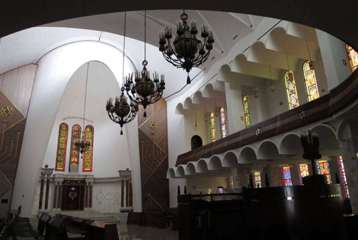 Gran Sinagoga Tiféret Israel, the oldest standing synagogue in Caracas, in the tiny central neighborhood of Mariperez.