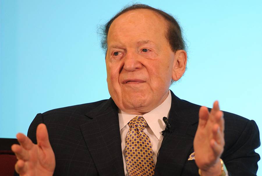 Sheldon Adelson in June.(Mike Clarke/AFP/Getty Images)