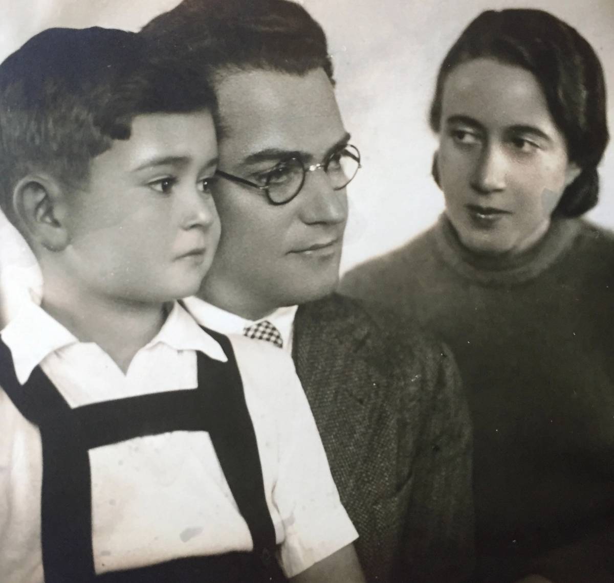 Bruno, Edward, and Margaret Kaiser, before WWII