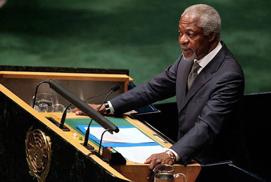 Kofi Annan in 2012(Reuters)