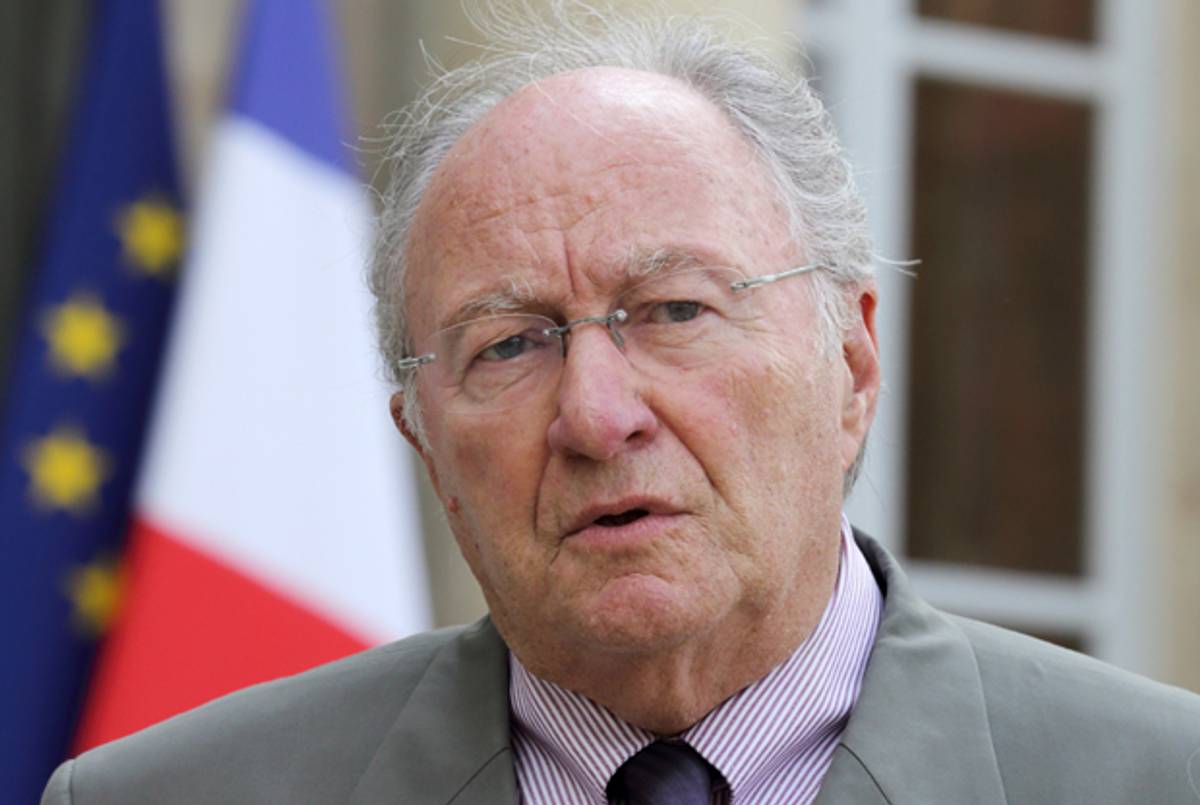 Roger Cukierman, president of the Representative Council of France's Jewish Associations, known as CRIF. (PHILIPPE WOJAZER/AFP/Getty Images)