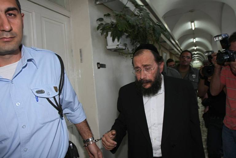 Abraham Mondrowitz, an accused Ger Hasidic sex offender, in 2007.(Brian Hendler/Getty Images)