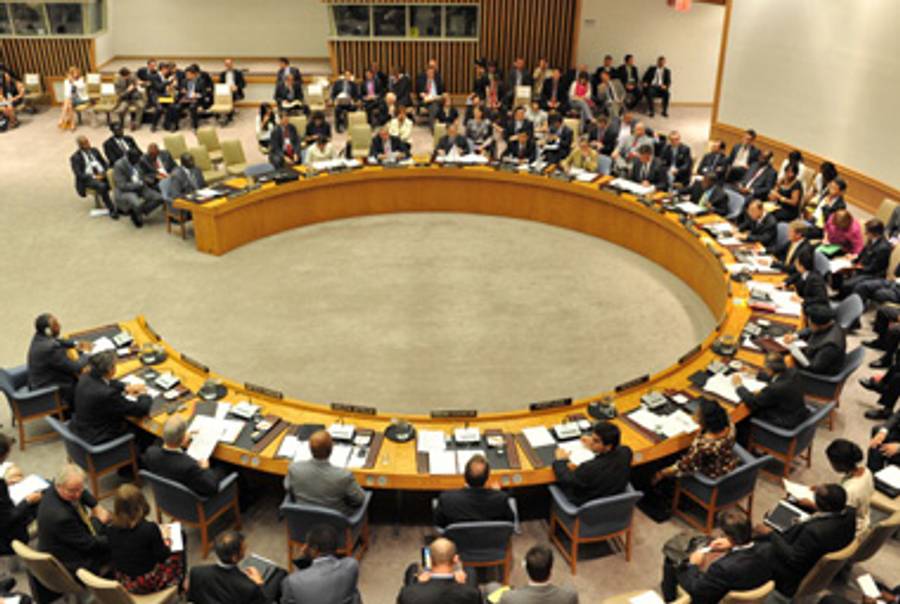 The U.N. Security Council in July.(Stan Honda/AFP/Getty Images)