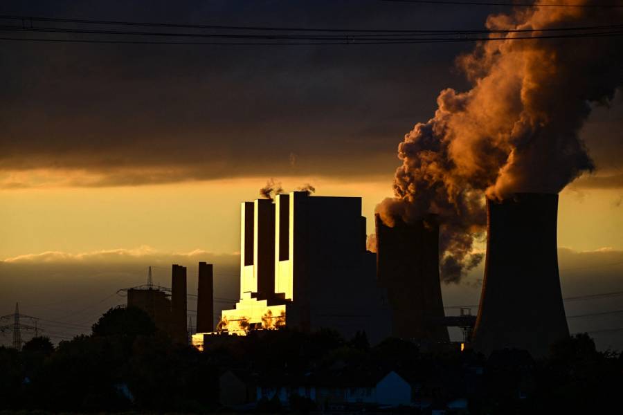 A lignite coal-fired power station in Neurath, Germany, on Oct. 5, 2022