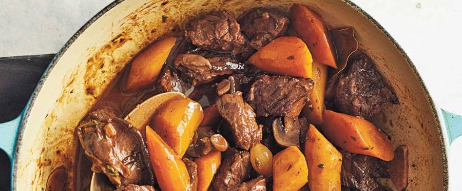 Beef Bourguignon, from 'The Haven’s Kitchen Cooking School' book by Alison Cayne.