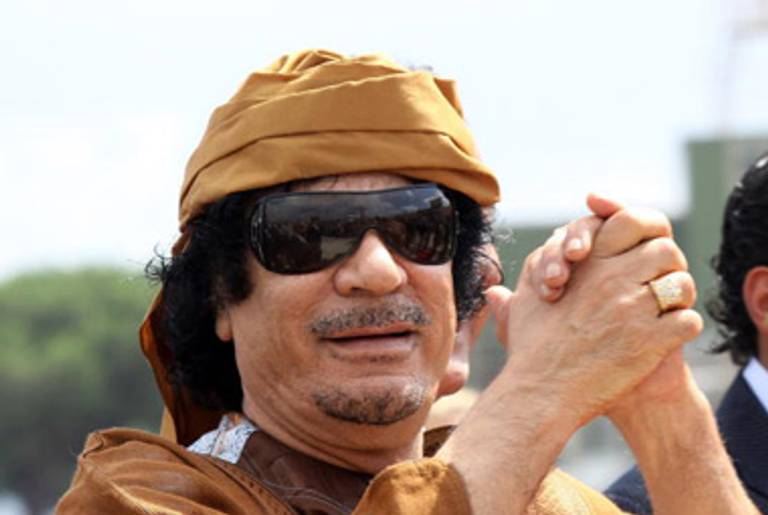 Muammar Gaddafi last year.(Ernesto Ruscio/Getty Images)