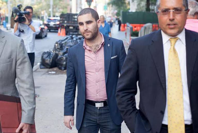 Charles Shrem leaving federal court in Manhattan, N.Y. (Photo )