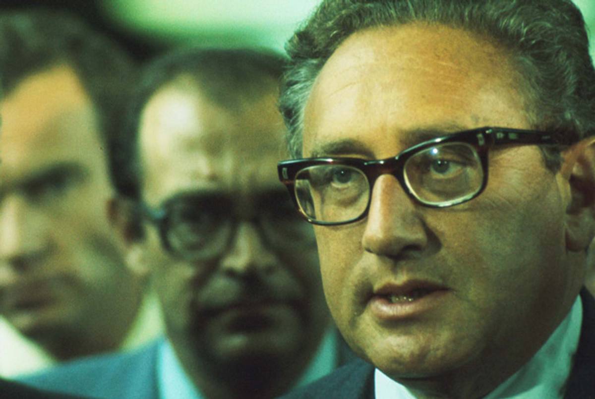 Former Secretary Of State Henry Kissinger in Washington, D.C., circa 1975.(Owen Franken/Getty Images)