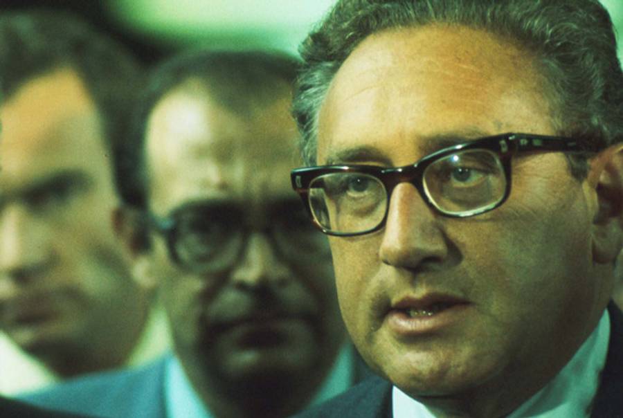 Former Secretary Of State Henry Kissinger in Washington, D.C., circa 1975.(Owen Franken/Getty Images)