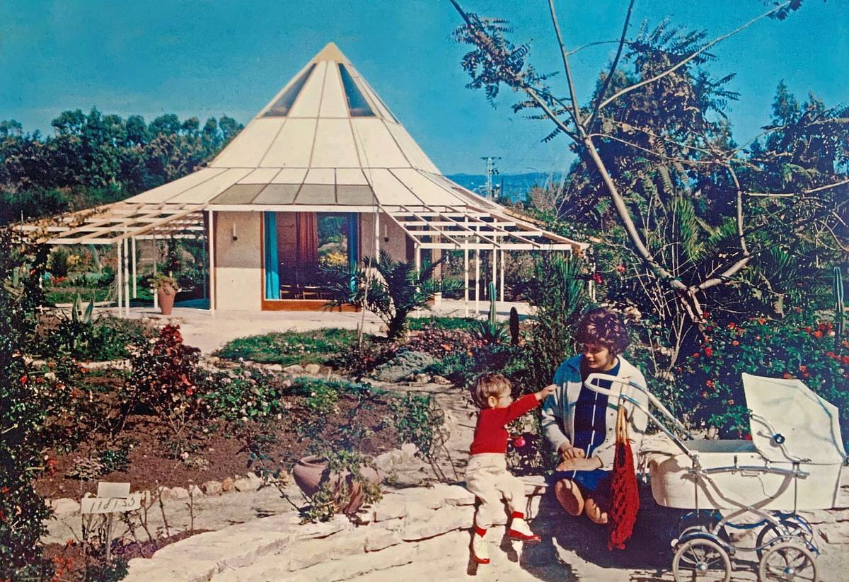 The 'Tabernacle' in Deutecom's park, Nahariya, 1960s