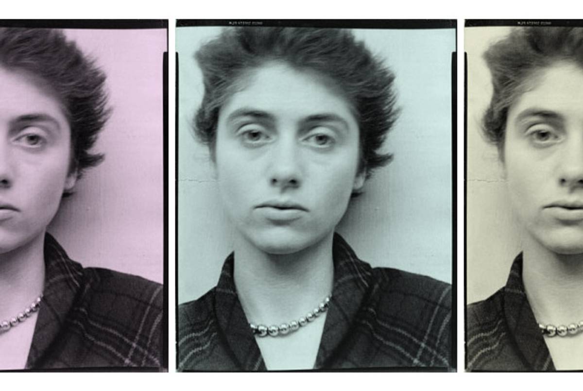 Diane Arbus.(Illustration: Tablet Magazine; photo: Wikipedia)