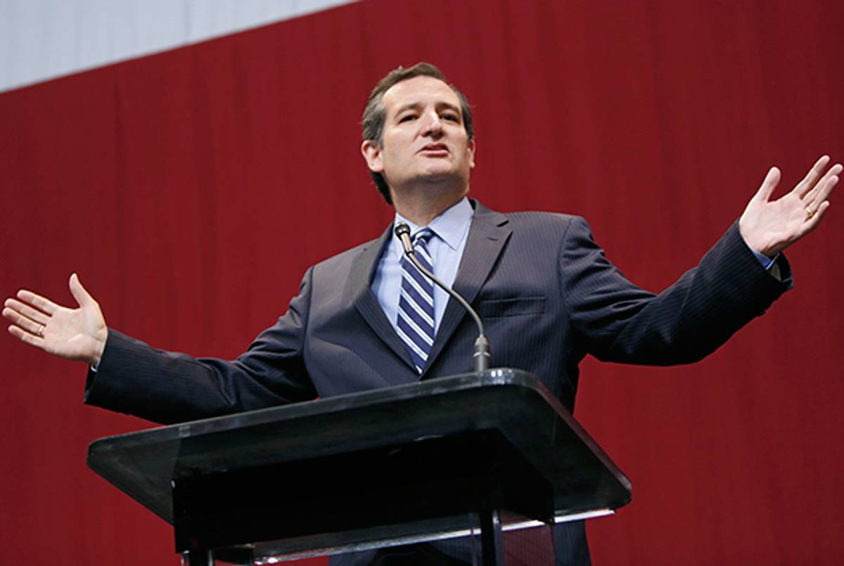 U.S. Senator Ted Cruz on November 4, 2014 in Austin, TX. (Erich Schlegel/Getty Images)