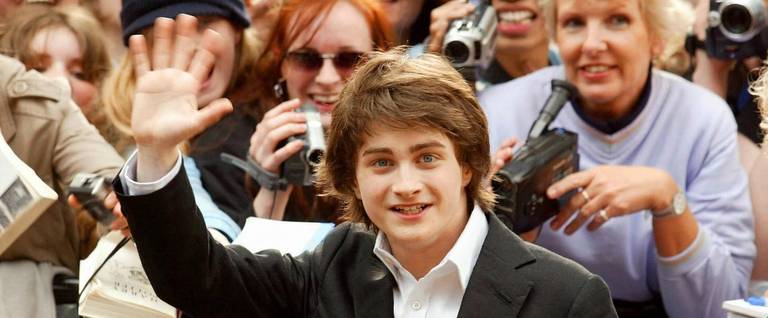 Daniel Radcliffe at the premiere of 'Harry Potter: The Prisoner of Azkaban' in London, England, 2004.