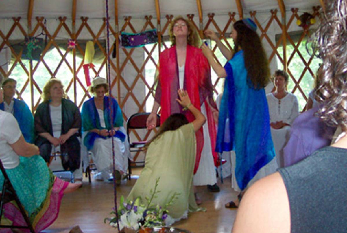 A ceremony at Kohenet, the Hebrew Priestess Institute, last summer.(Kohenet Archive)