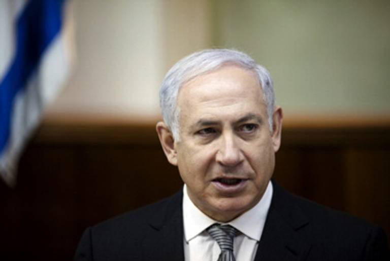 Prime Minister Netanyahu Sunday.(Uriel Sinai/AFP/Getty Images)
