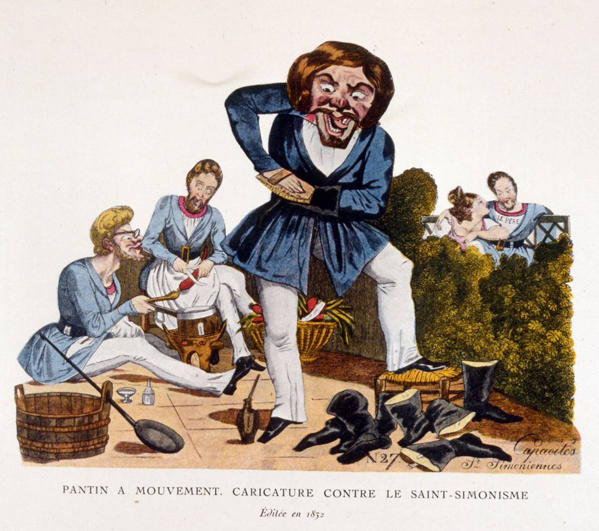 'Caricature Against Saint-Simonism,' 1832