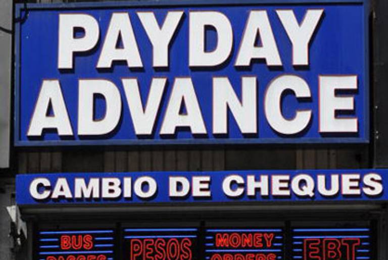 A payday-loan business in Los Angeles.(Mark Ralston/AFP/Getty Images)