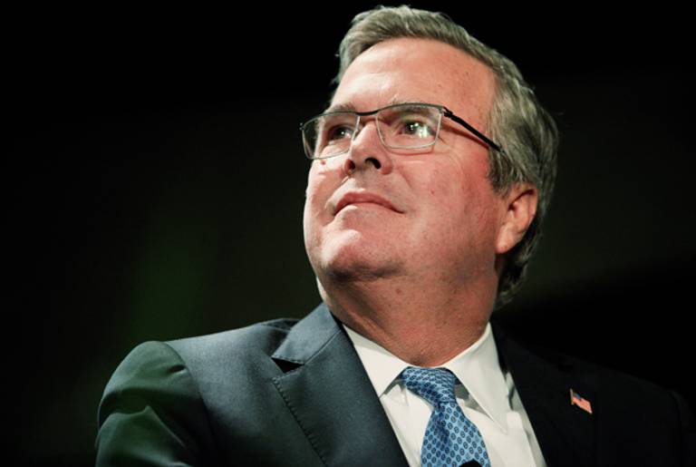 Former Florida Gov. Jeb Bush on February 24, 2014 in New York. (Andy Jacobsohn/Getty Images)