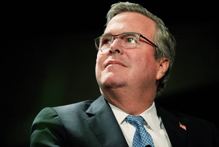 Former Florida Gov. Jeb Bush on February 24, 2014 in New York. (Andy Jacobsohn/Getty Images)