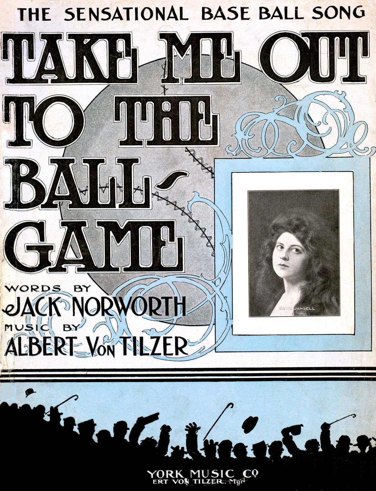 Cover of sheet music for ‘Take Me Out to the Ball Game’