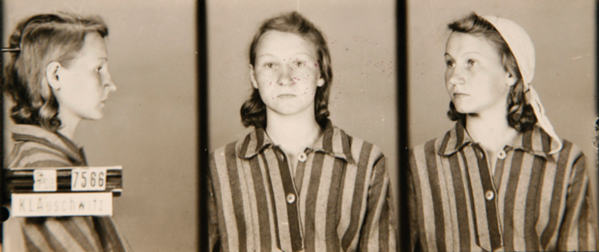 Auschwitz identification photo for Zofia Posmysz, author of the novel ‘The Passenger.’ (© Bregenzer Festspiele)