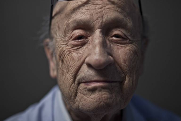 Hyman Steinmetz, 88, of Kensington, Brooklyn. (Jason Florio)