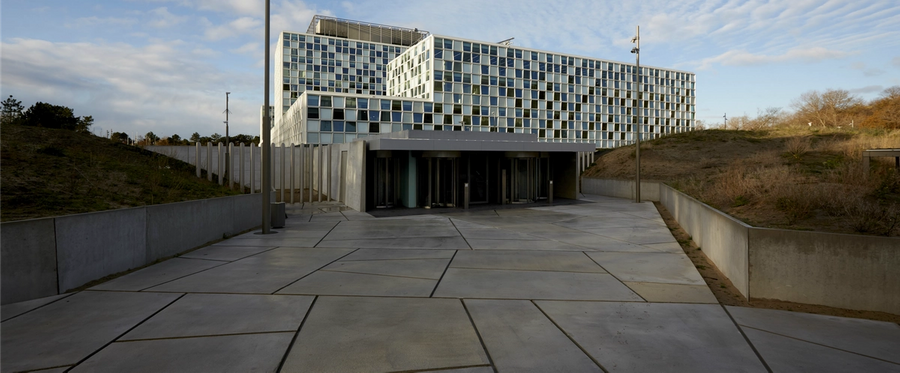 The new building of the International Criminal Court (ICC) in The Hague, The Netherlands. 