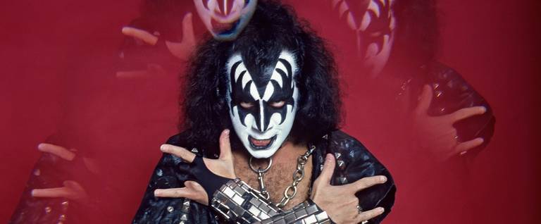 Gene Simmons of Kiss, shot by Lynn Goldsmith