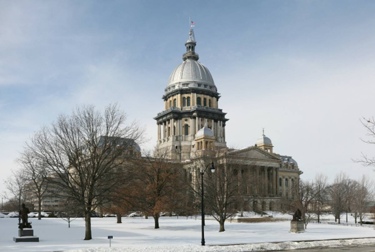 The Illinois State Capital building(Wikipedia)