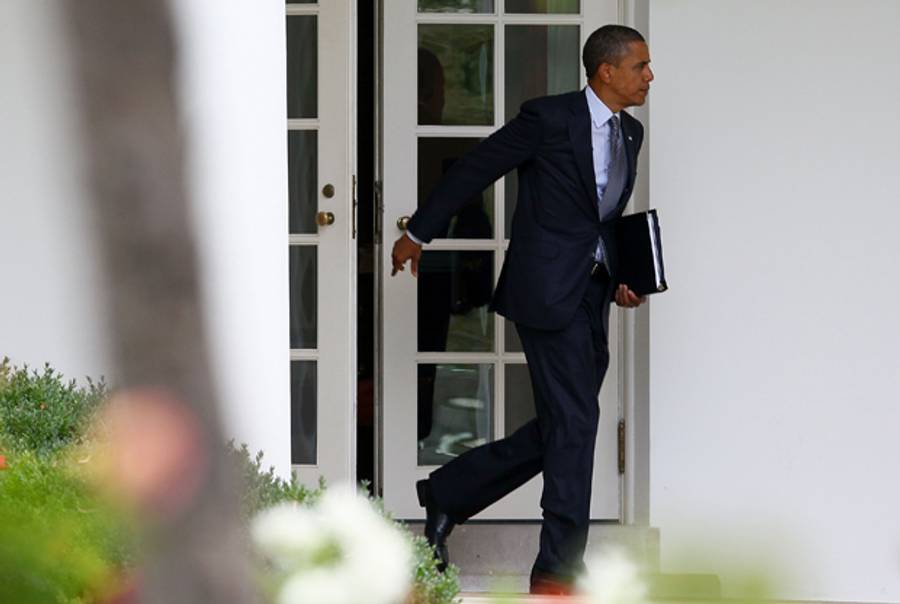 President Obama yesterday.(Mark Wilson/Getty Images)