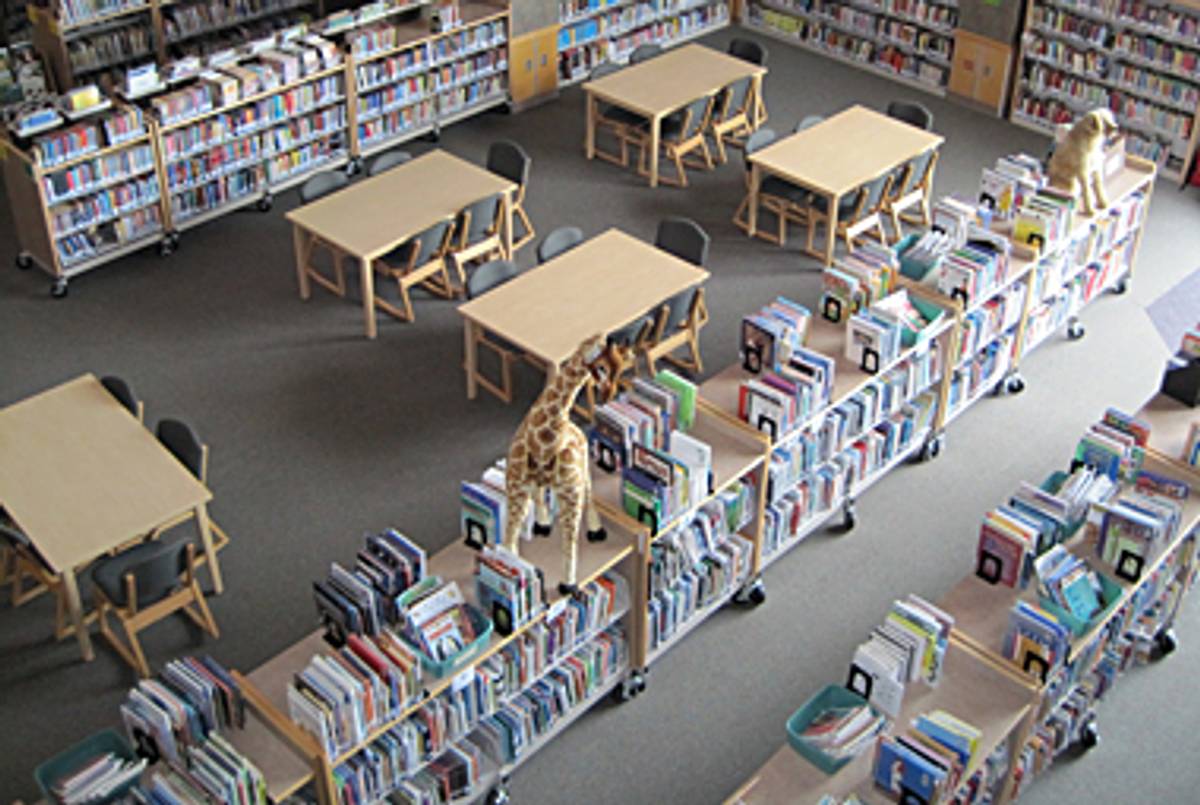 (School Library by Zana Mooare; some rights reserved.)