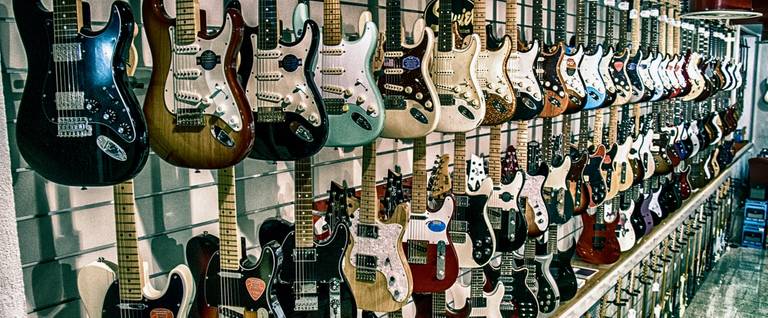 Guitars, sweet electric guitars. 