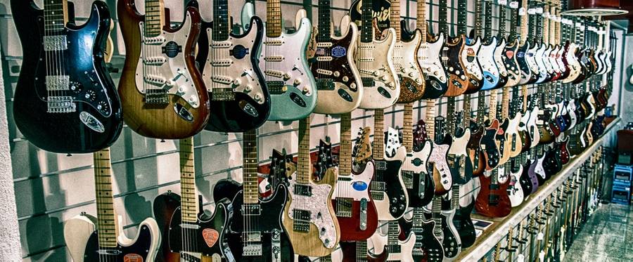 Guitars, sweet electric guitars. 