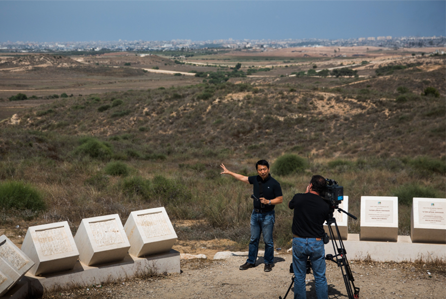 Near Sderot, Israel, July 27, 2014.(Andrew Burton/Getty Images)