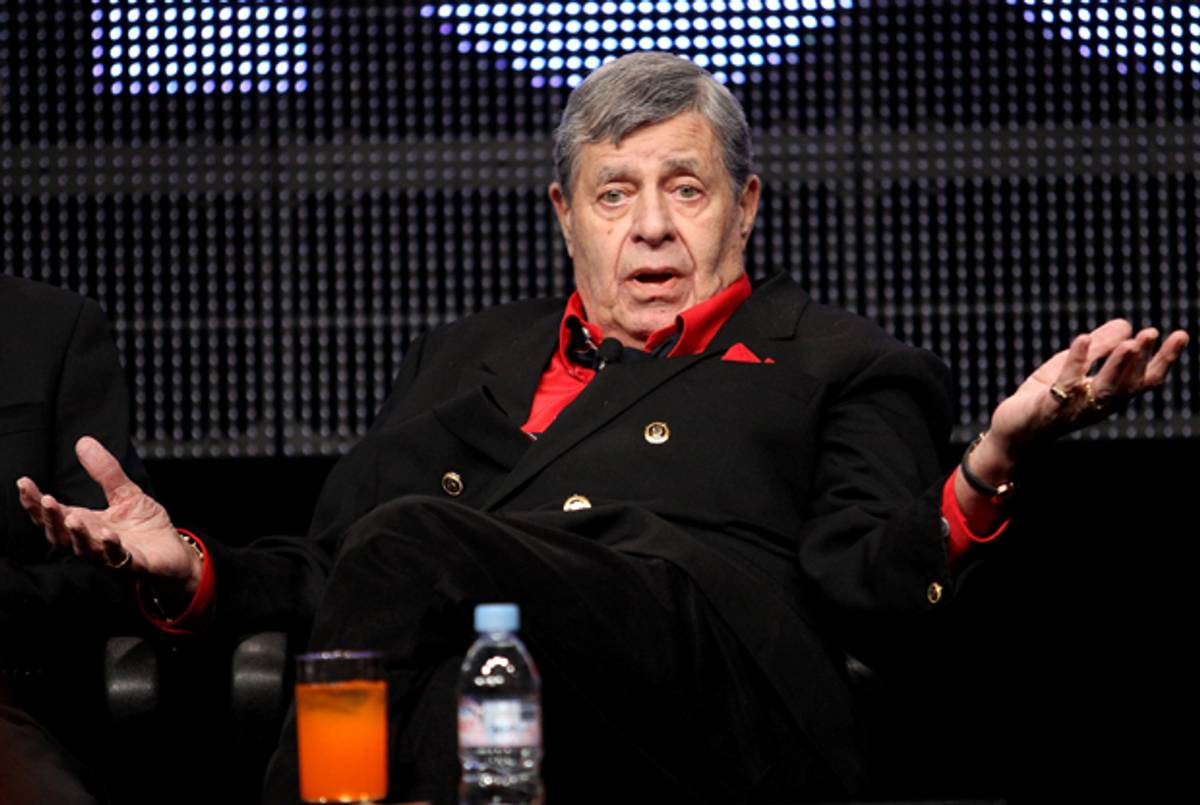 Jerry Lewis speaks on July 29, 2011 in Beverly Hills, CA. (Frederick M. Brown/Getty Images)