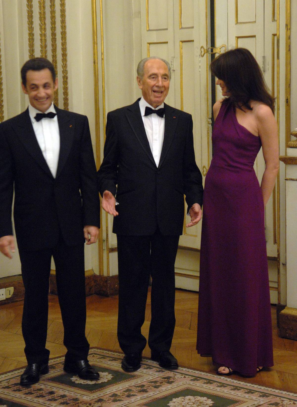‘In his own life, many of his most unlikely dreams had in fact become reality.’ Shimon Peres at Elysee Palace, Paris, France, March 2008.