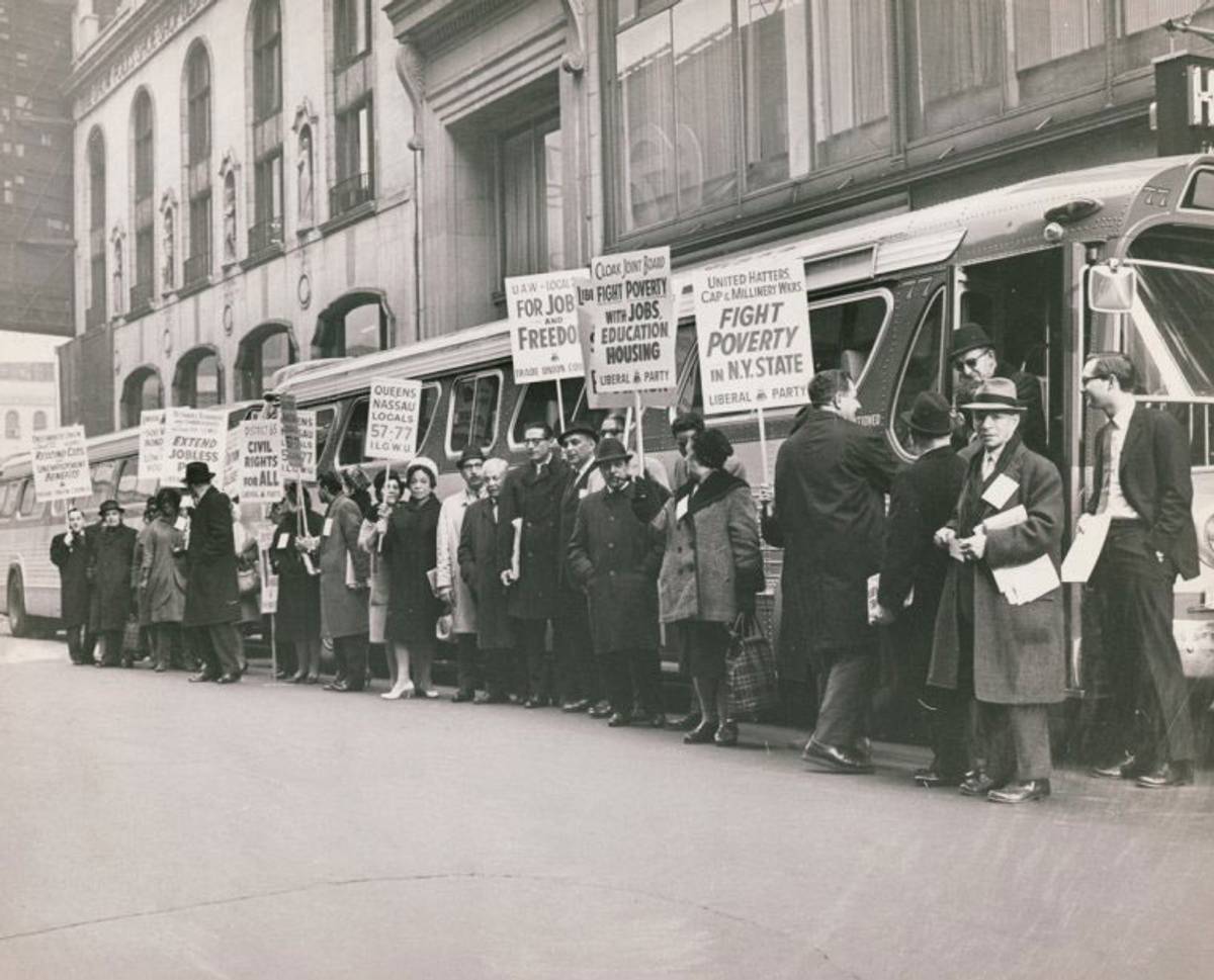 Liberal Party rally, circa 1960 (Photo: New York Public Library)