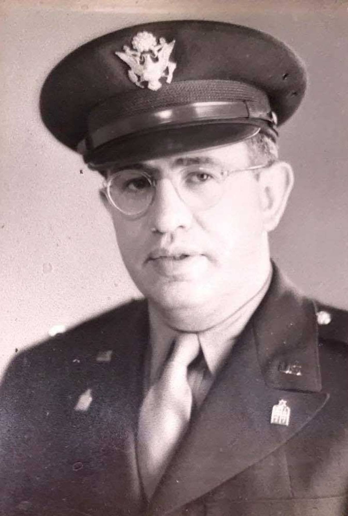 Nathan Zelizer as a military chaplain