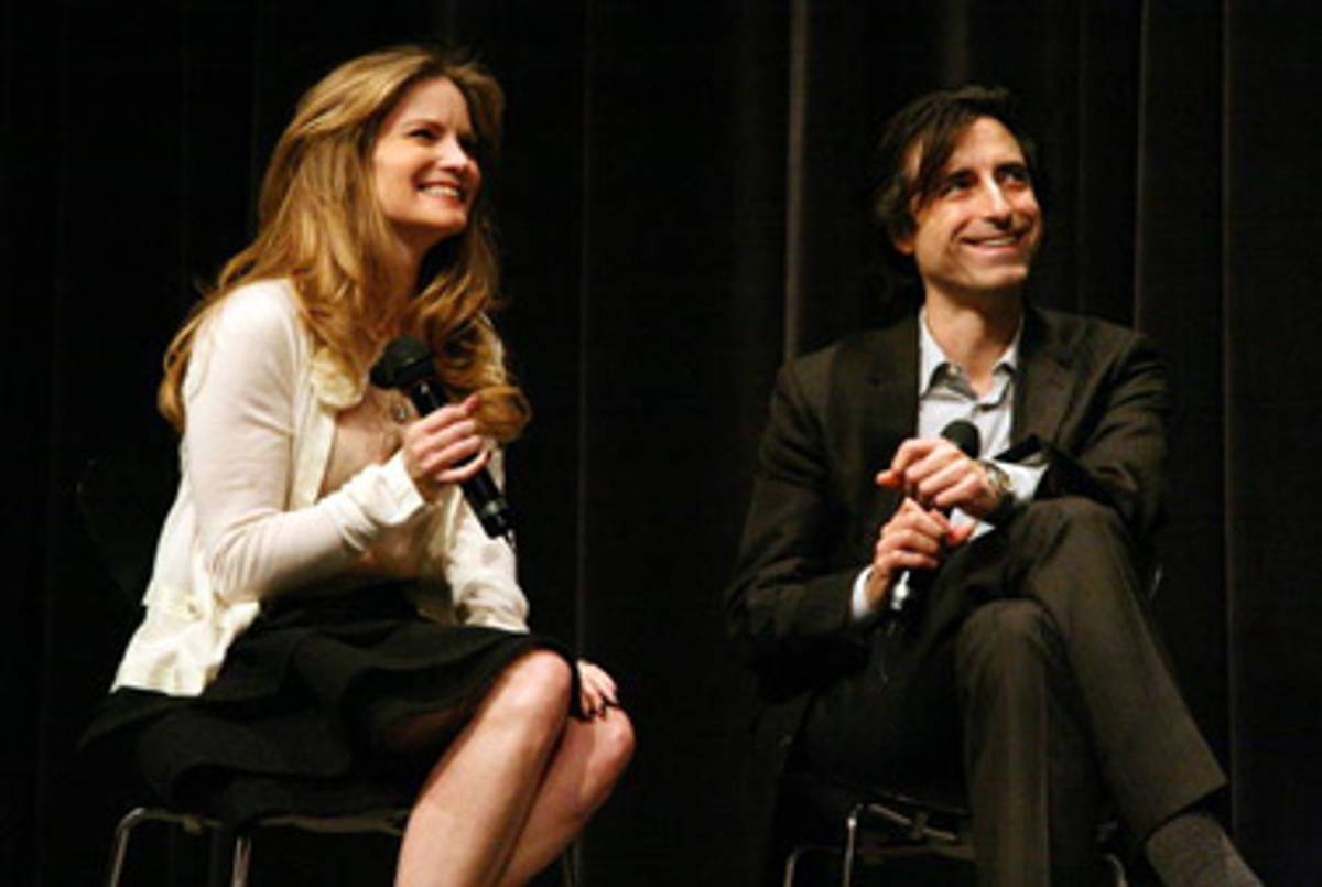 Jennifer Jason Leigh and Noah Baumbach in 2007.(Astrid Stawiarz/Getty Images)