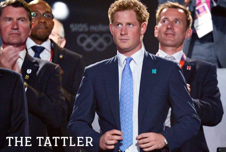 Prince Harry at the London Olympics on Aug. 12, 2012.(Neon Neal/AFP/GettyImages)